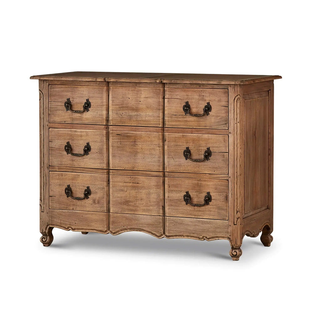 Provence 3 Drawer Dresser Large-Blue Hand Home
