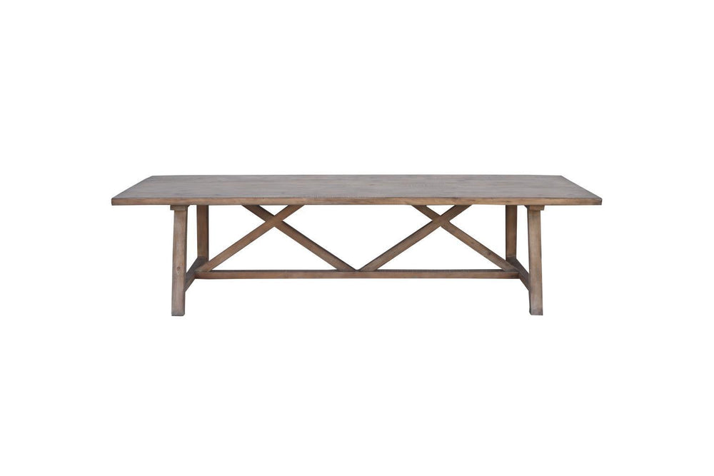 Two Harbors 118" Rect Dining Table-Blue Hand Home