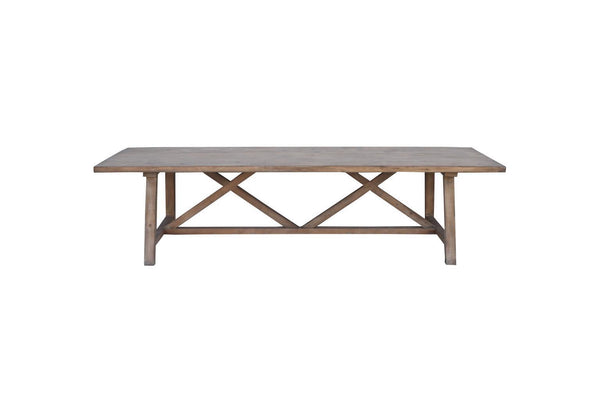 Two Harbors 118" Rect Dining Table-Blue Hand Home