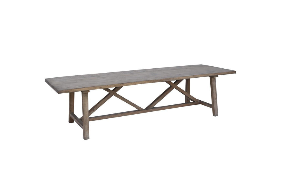 Two Harbors 118" Rect Dining Table-Blue Hand Home