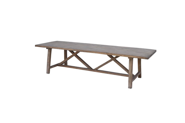 Two Harbors 118" Rect Dining Table-Blue Hand Home