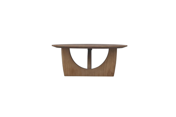 Junie 35" Rd Coffee Table-Blue Hand Home