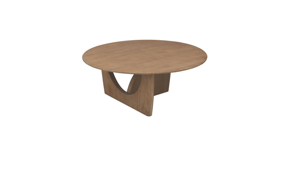 Junie 35" Rd Coffee Table-Blue Hand Home
