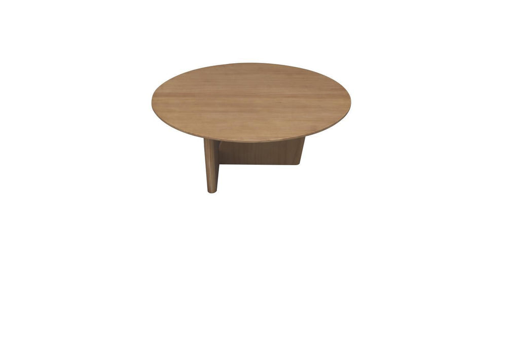 Junie 35" Rd Coffee Table-Blue Hand Home