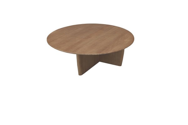 Junie 35" Rd Coffee Table-Blue Hand Home