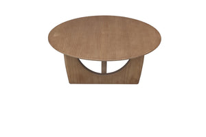 Junie 35" Rd Coffee Table-Blue Hand Home