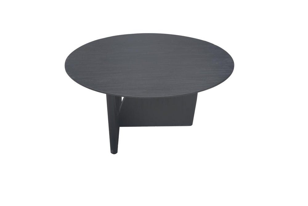 Junie 39" Rd Coffee Table-Blue Hand Home