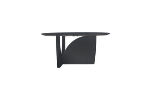 Junie 39" Rd Coffee Table-Blue Hand Home