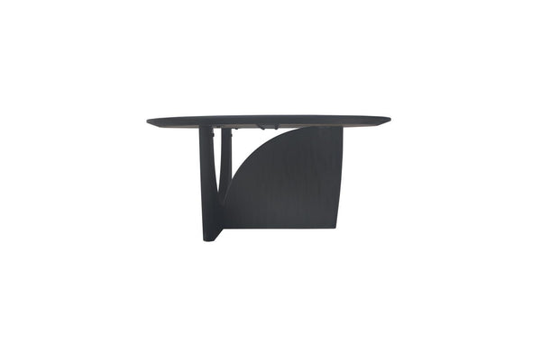 Junie 39" Rd Coffee Table-Blue Hand Home
