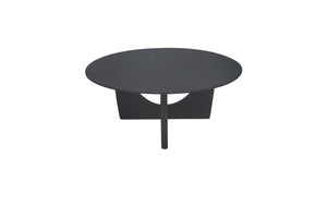 Junie 39" Rd Coffee Table-Blue Hand Home