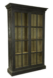 Ebony Library Cabinet - Reclaimed Pine-Blue Hand Home