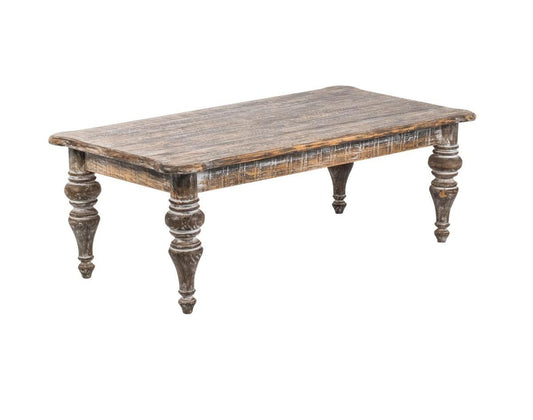 Kaia Rect Coffee Table - Reclaimed Pine-Blue Hand Home