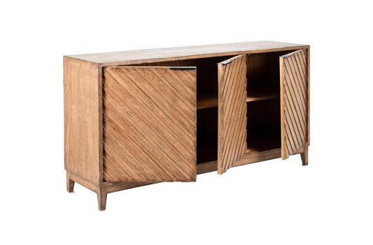 Aurora 3DR Cabinet - Reclaimed Pine-Blue Hand Home
