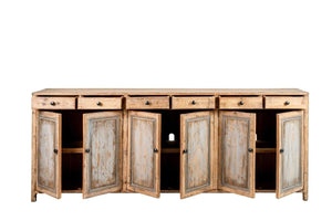 Greta Long Cabinet - Reclaimed Pine-Blue Hand Home