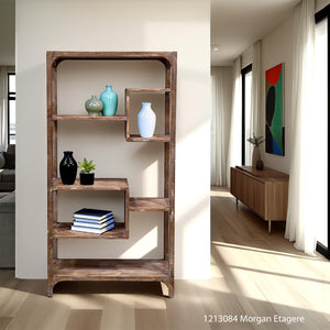 Morgan Etagere-Blue Hand Home