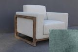 Morgan Chair - Pine / Upholstered-Blue Hand Home