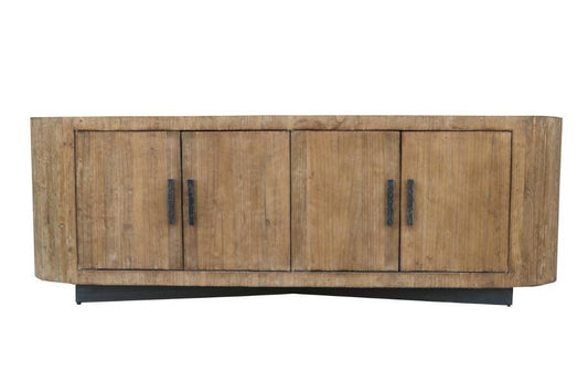 Lincoln Media Cabinet - Reclaimed Pine-Blue Hand Home