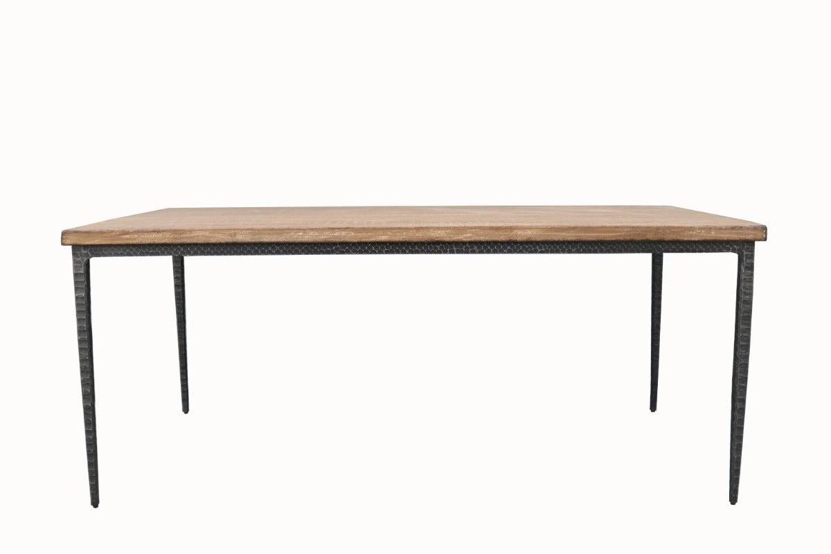 Chloe 72" Rect Dining table - Reclaimed Pine / Iron-Blue Hand Home