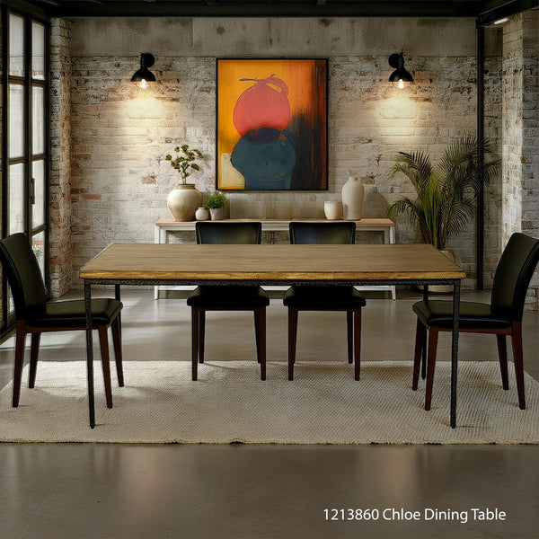 Chloe 72" Rect Dining Table-Blue Hand Home