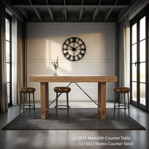 Meredith 72" Rect Counter Table-Blue Hand Home