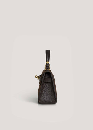 Genuine Suede Handbag With Adjustable Shoulder Strap