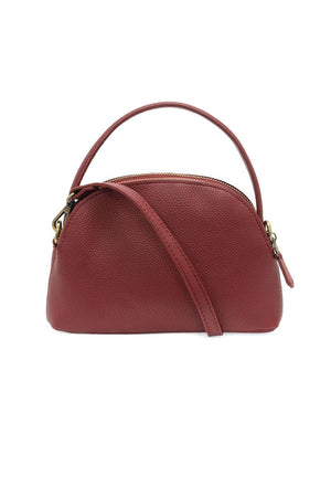 Larissa Double Zip Dome Crossbody-Blue Hand Home