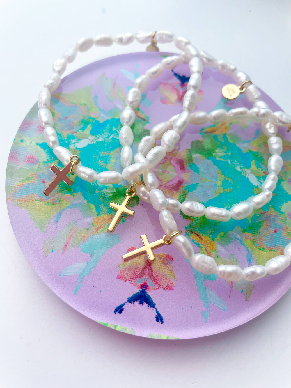 Signature Faith Bracelet-Blue Hand Home