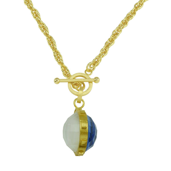 GISELE NECKLACE-Blue Hand Home