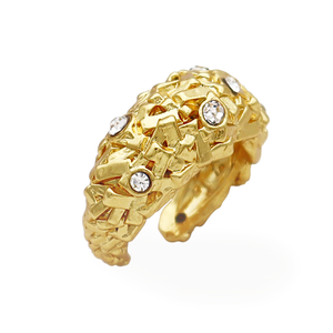 Crystal Nest Ring-Blue Hand Home