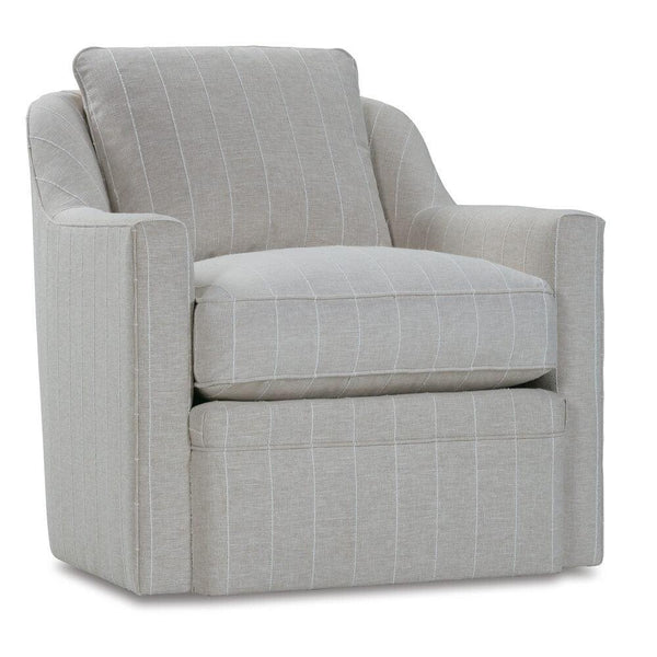 Hollins Express Swivel Chair-Blue Hand Home