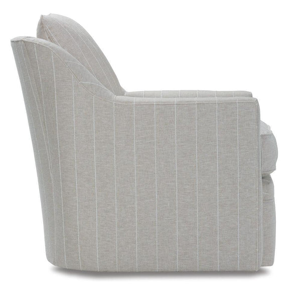 Hollins Express Swivel Chair-Blue Hand Home
