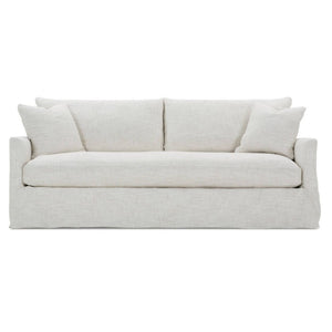 89" Lilah Bench Slipcovered Express Sofa-Blue Hand Home