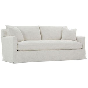 89" Lilah Bench Slipcovered Express Sofa-Blue Hand Home
