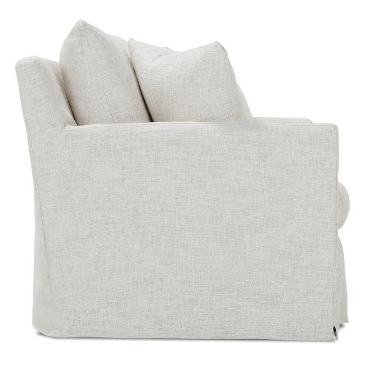 89" Lilah Bench Slipcovered Express Sofa-Blue Hand Home