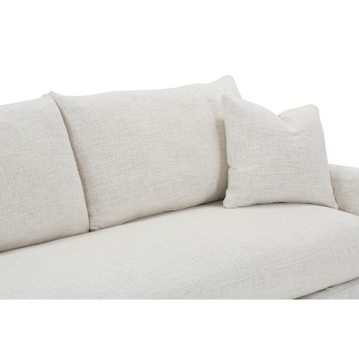 89" Lilah Bench Slipcovered Express Sofa-Blue Hand Home