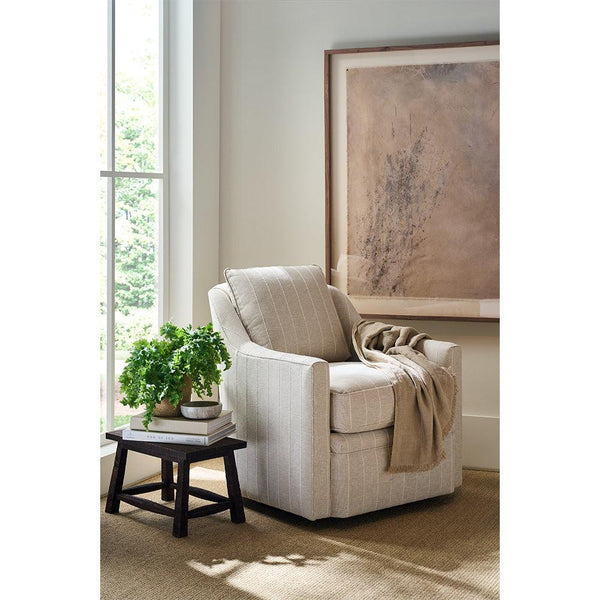 Hollins Express Swivel Chair-Blue Hand Home