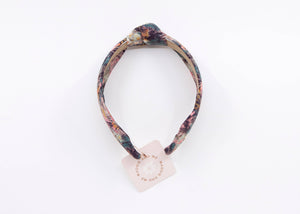 Handmade Women's Liberty Print Knot Headband for Spring-Blue Hand Home