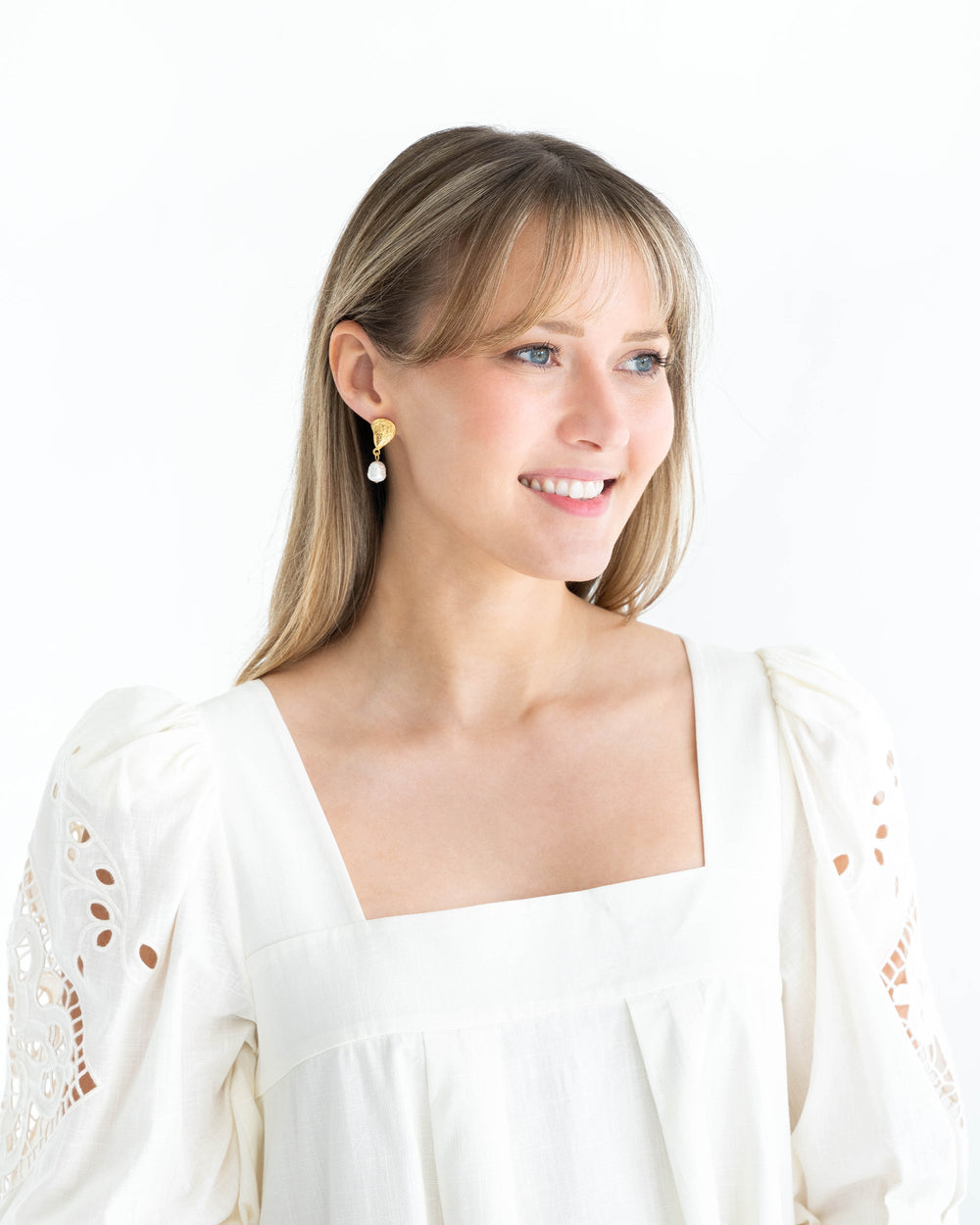 Pearl Oyster Earrings-Susan Shaw Jewelry-Blue Hand Home