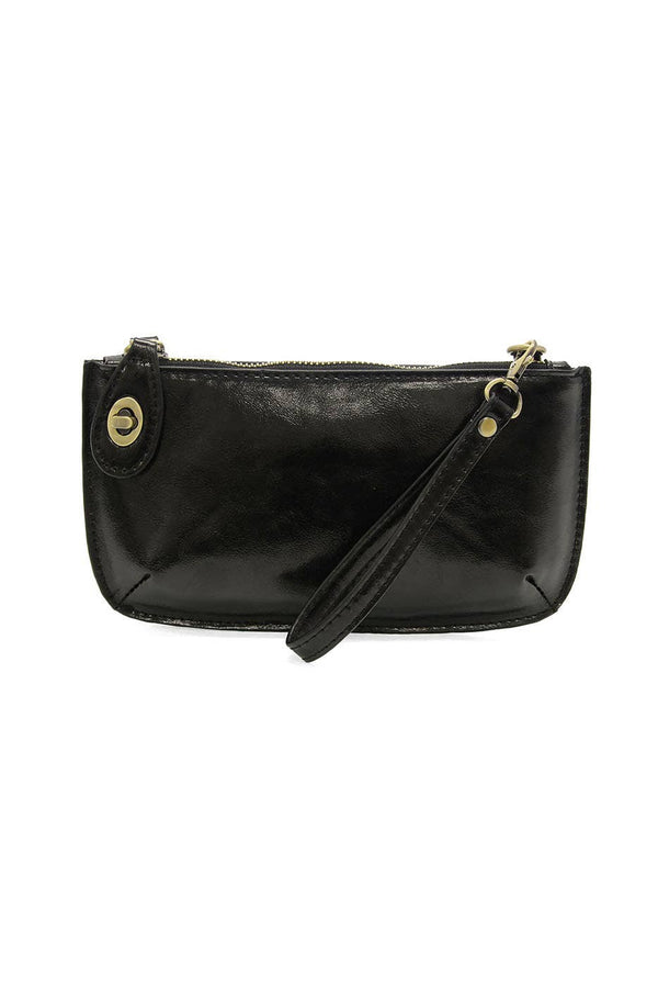 Liquid Metal Mini Crossbody Wristlet Clutch-Blue Hand Home