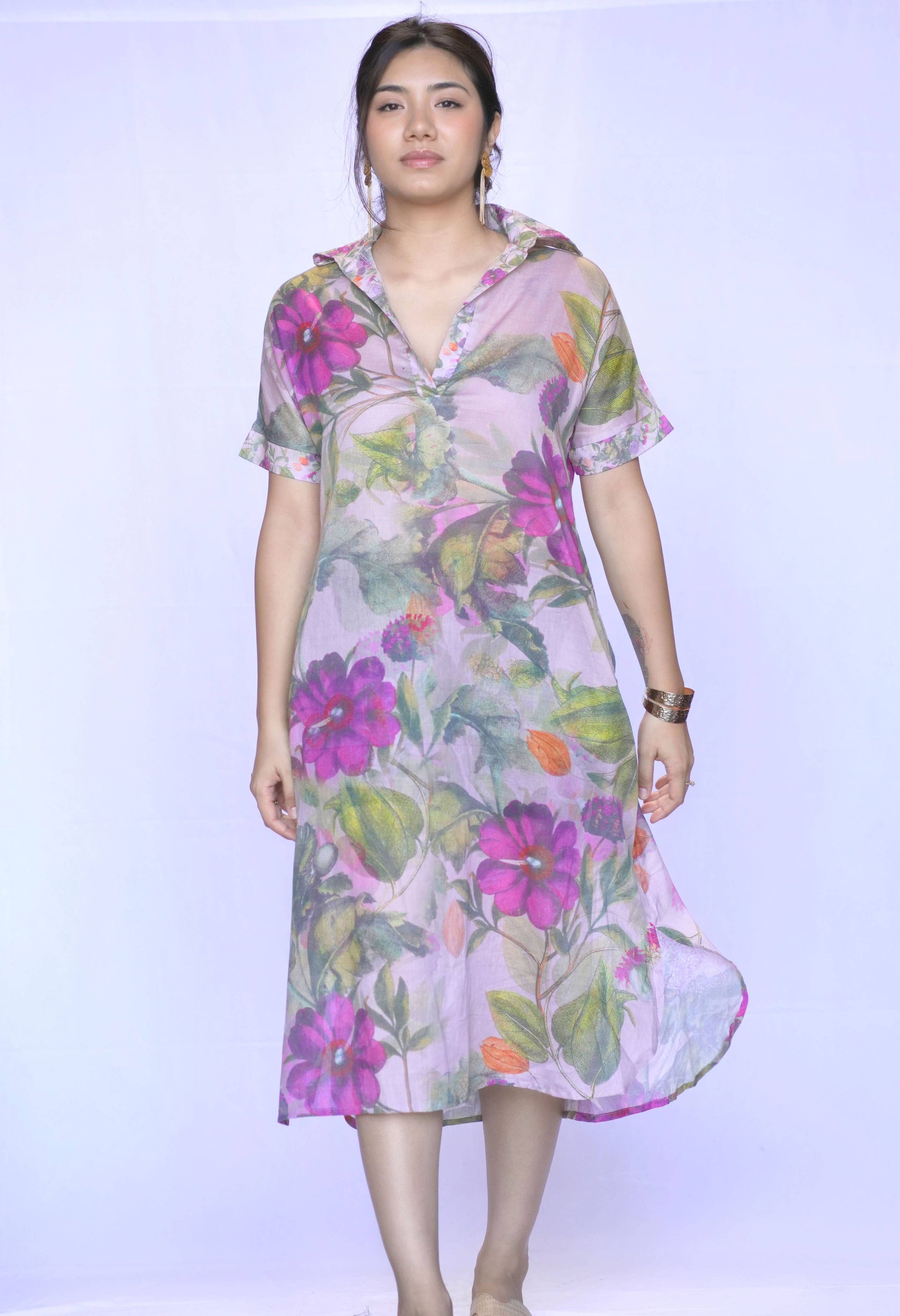off the shoulder floral dress maxi Off-Shoulder Floral Ruffle Maxi Dress