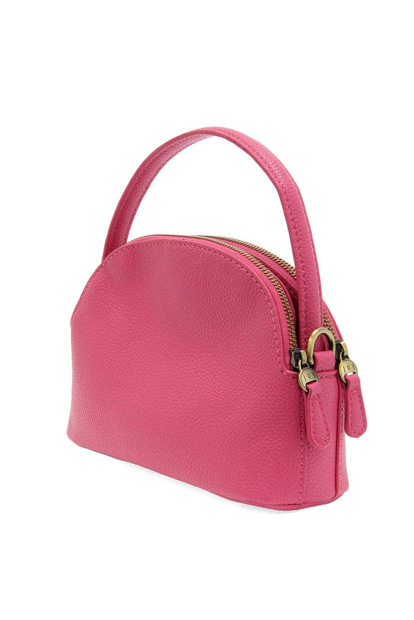 Larissa Double Zip Dome Crossbody-Blue Hand Home