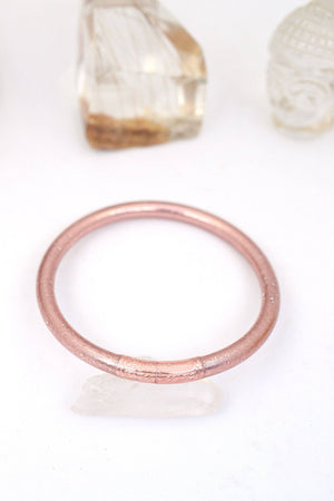 Single Thai Buddhist Temple Bracelet, Mantra Bangle, Metals-Blue Hand Home