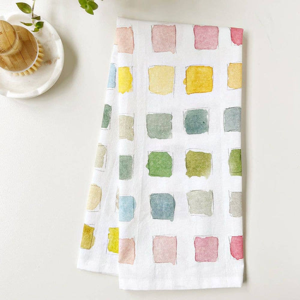 Paintswatch tea towel-Blue Hand Home