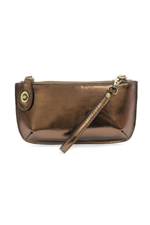 Liquid Metal Mini Crossbody Wristlet Clutch-Blue Hand Home