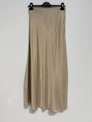 Satin skirt 2549-Blue Hand Home