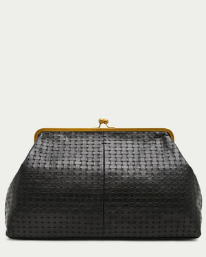 Grace Oversized Clutch-Blue Hand Home