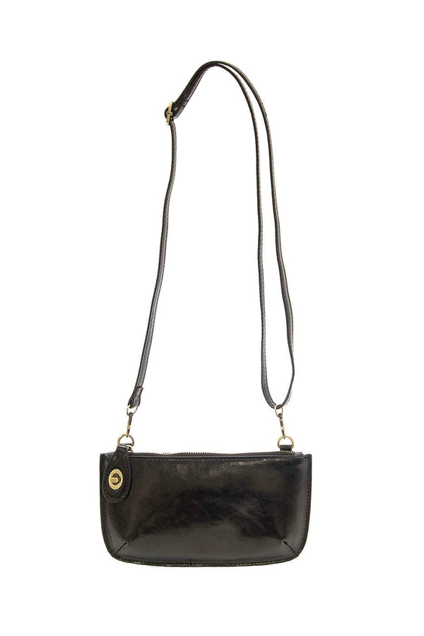 Liquid Metal Mini Crossbody Wristlet Clutch-Blue Hand Home