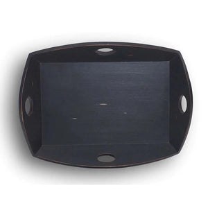 Homestead 4 Handle Serving Tray-Blue Hand Home