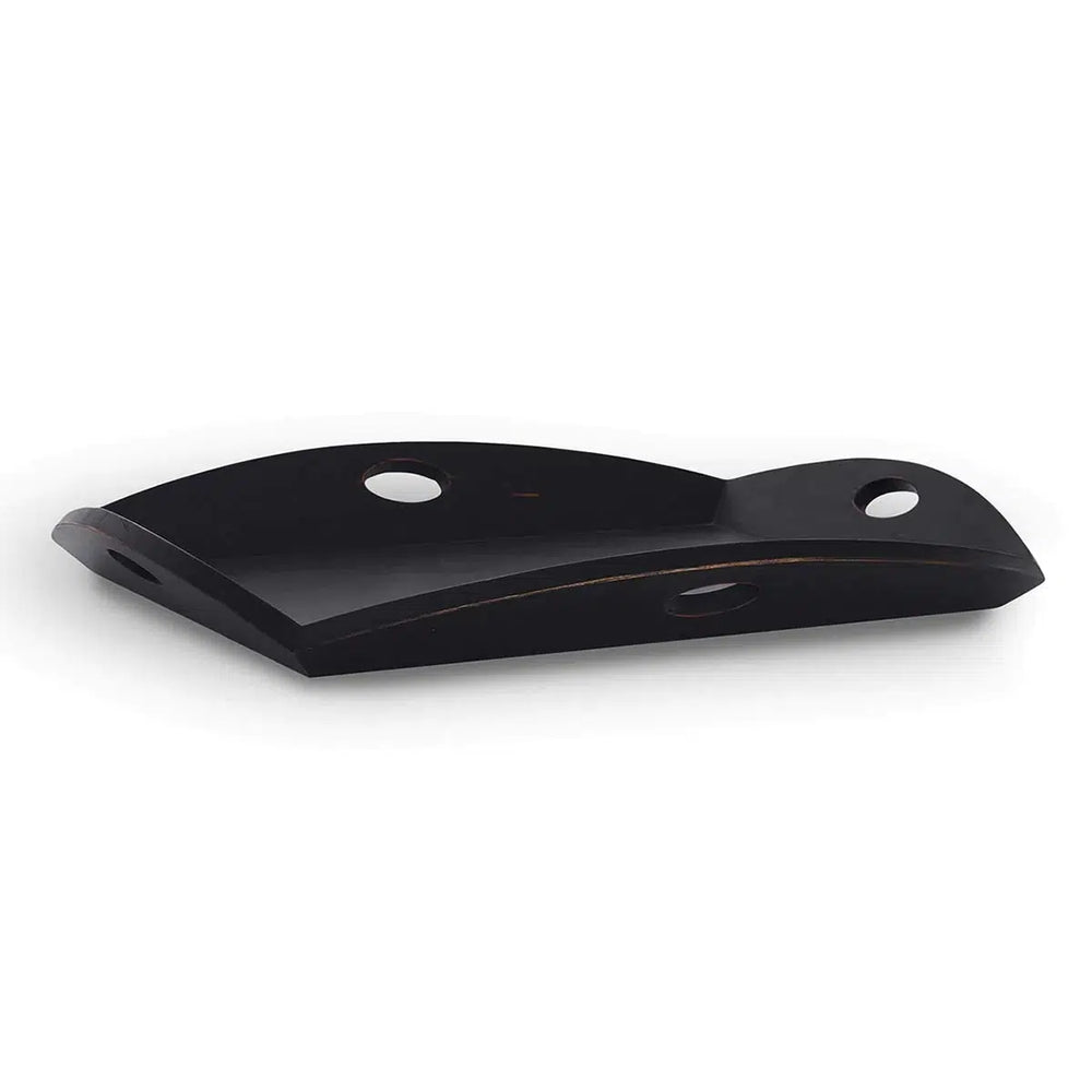 Homestead 4 Handle Serving Tray-Blue Hand Home