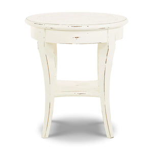 Bradley Round Side Table-Blue Hand Home